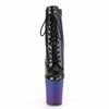 Pleaser - FLAMINGO1020BP Bottes de plateforme, Pole dance chaussures - Chaussures de pole dance - Noir/Violet Product image